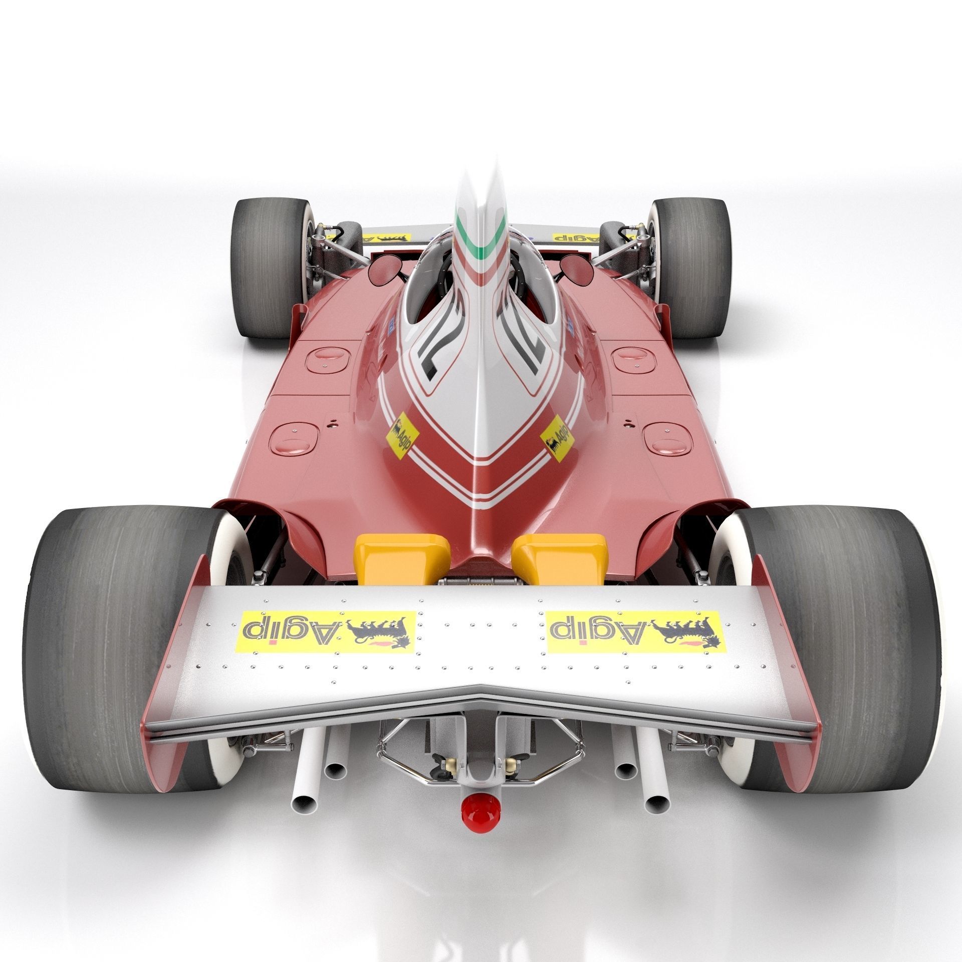 Ferrari F1 312T 1975 3D model_12