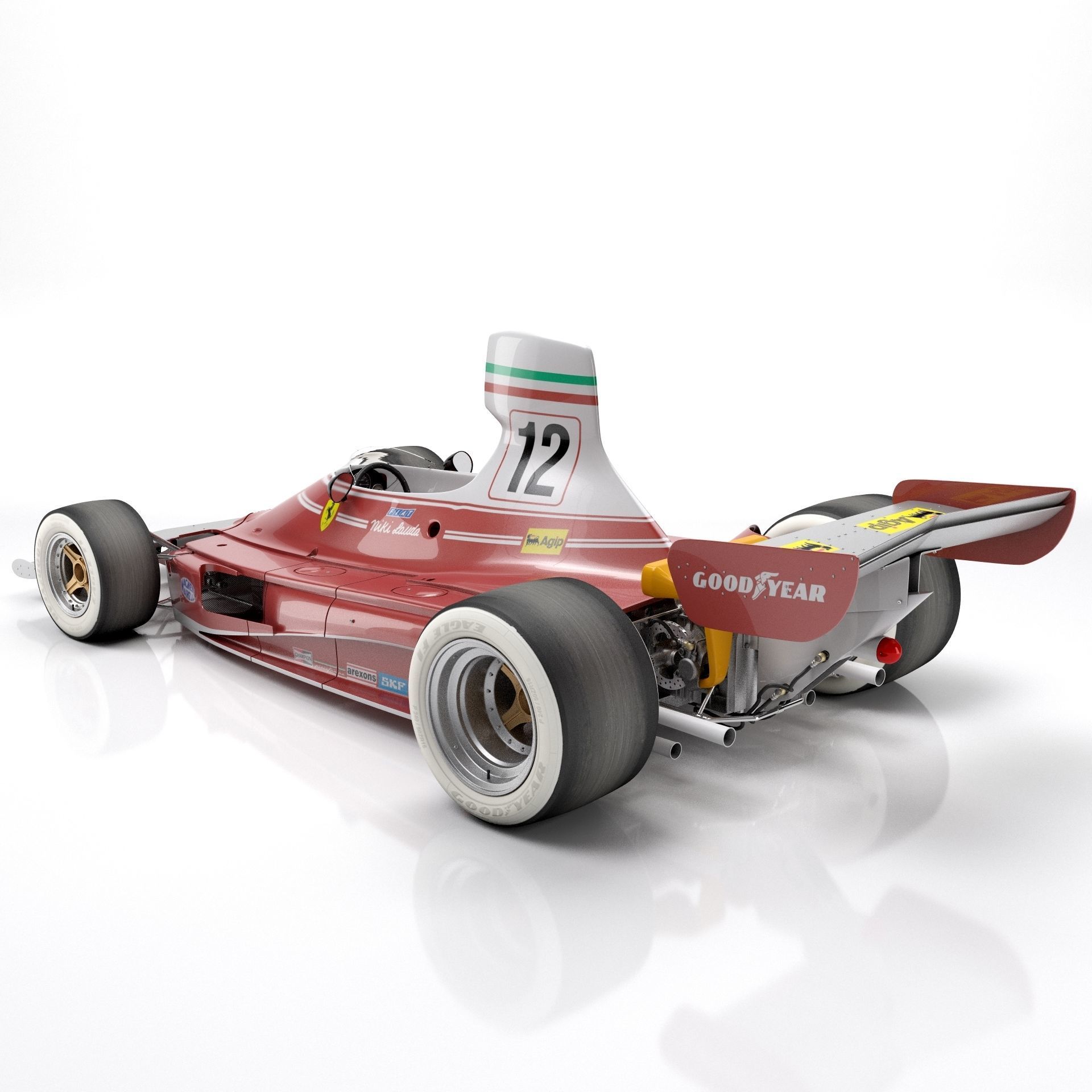 Ferrari F1 312T 1975 3D model_6