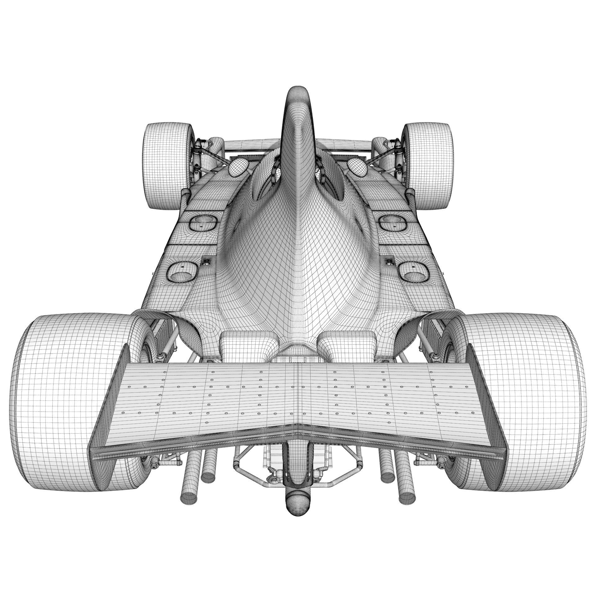 Ferrari F1 312T 1975 3D model_36