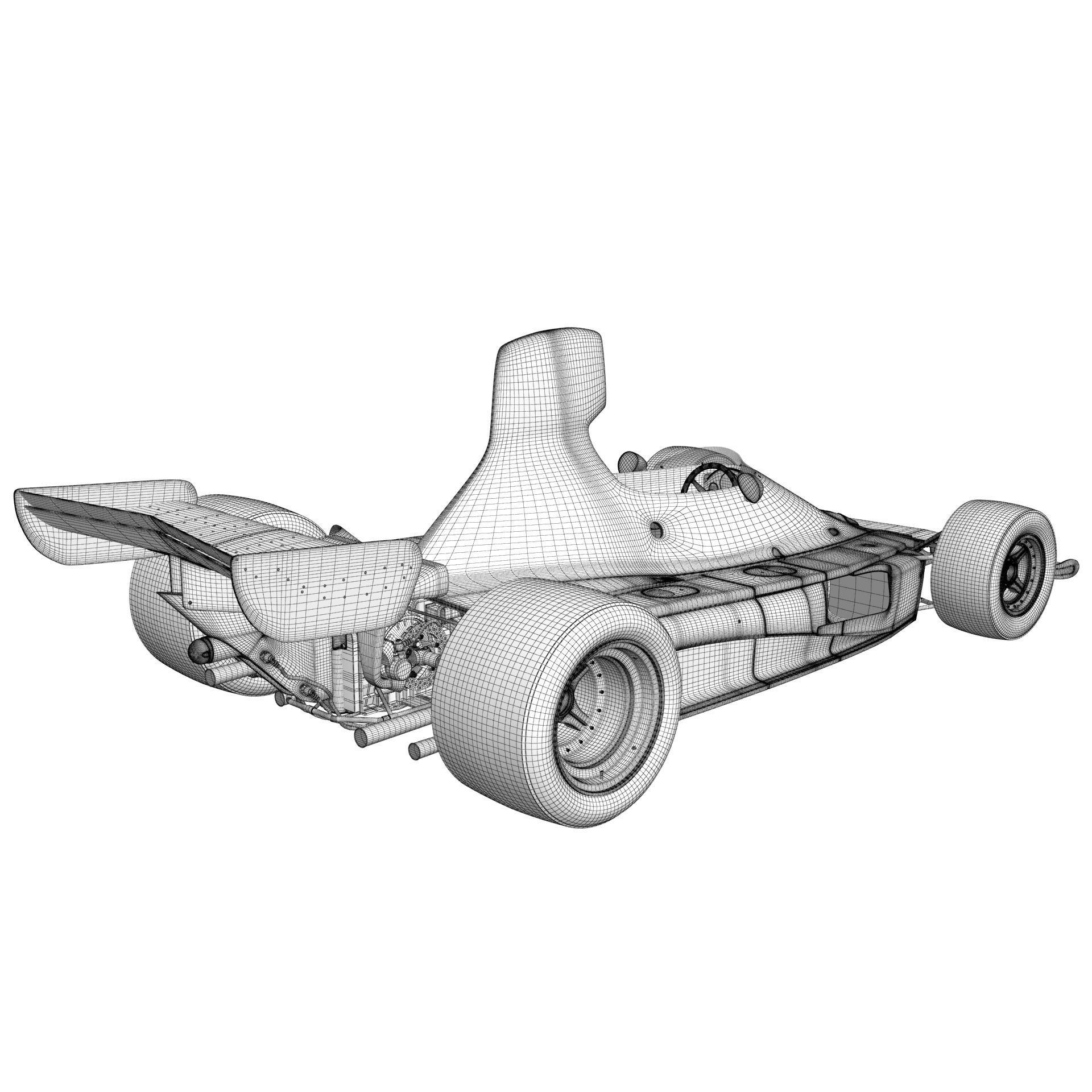 Ferrari F1 312T 1975 3D model_31