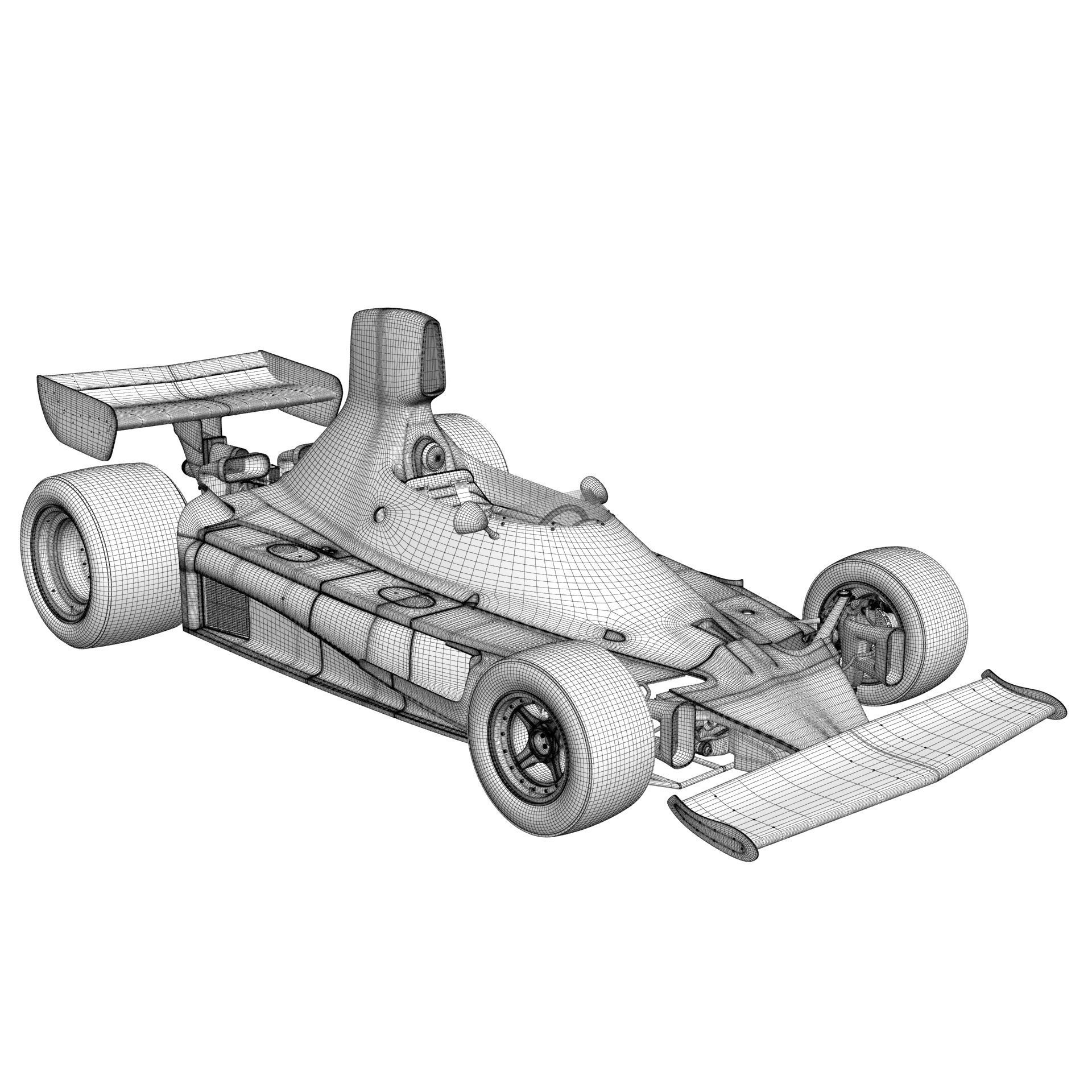 Ferrari F1 312T 1975 3D model_24