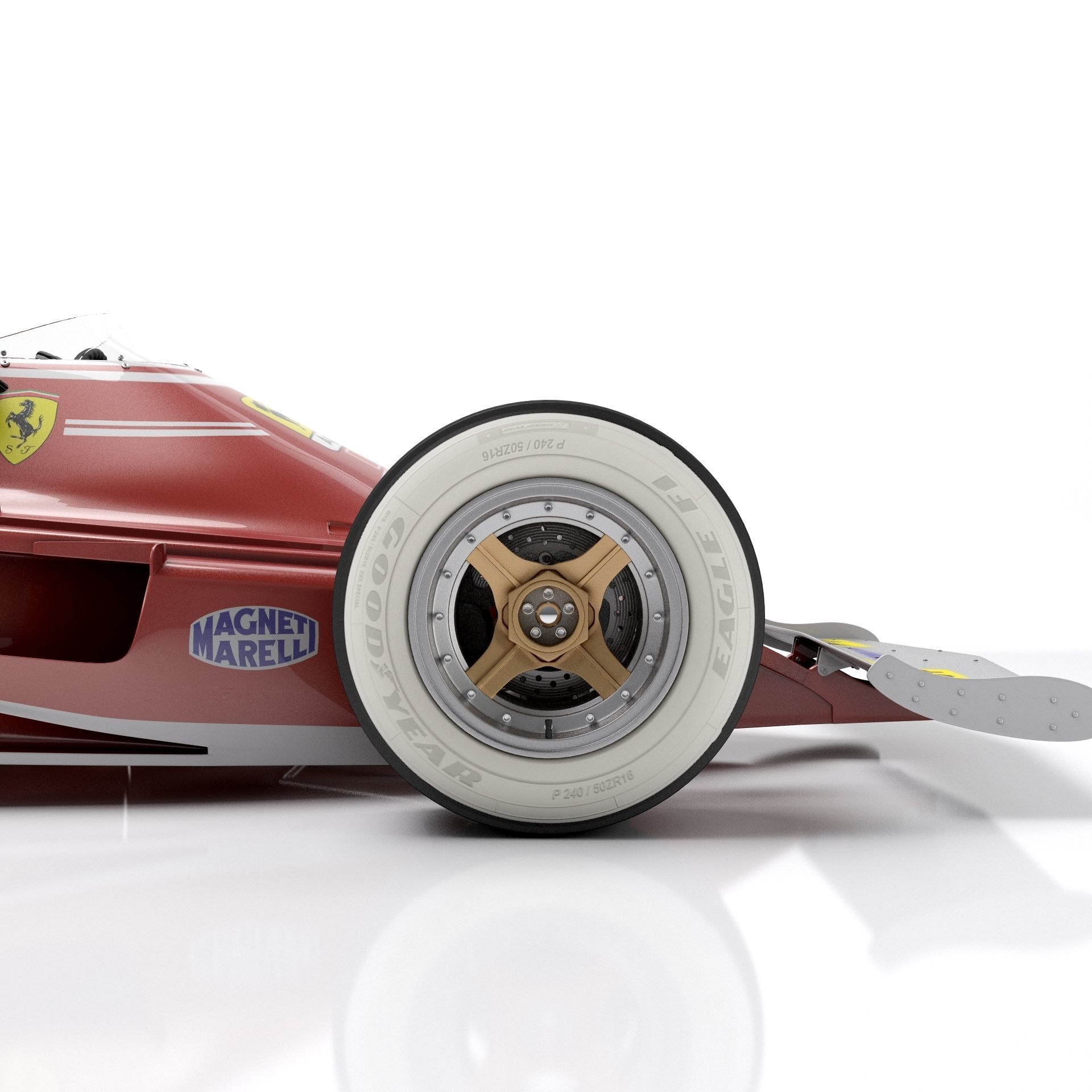 Ferrari F1 312T 1975 3D model_10