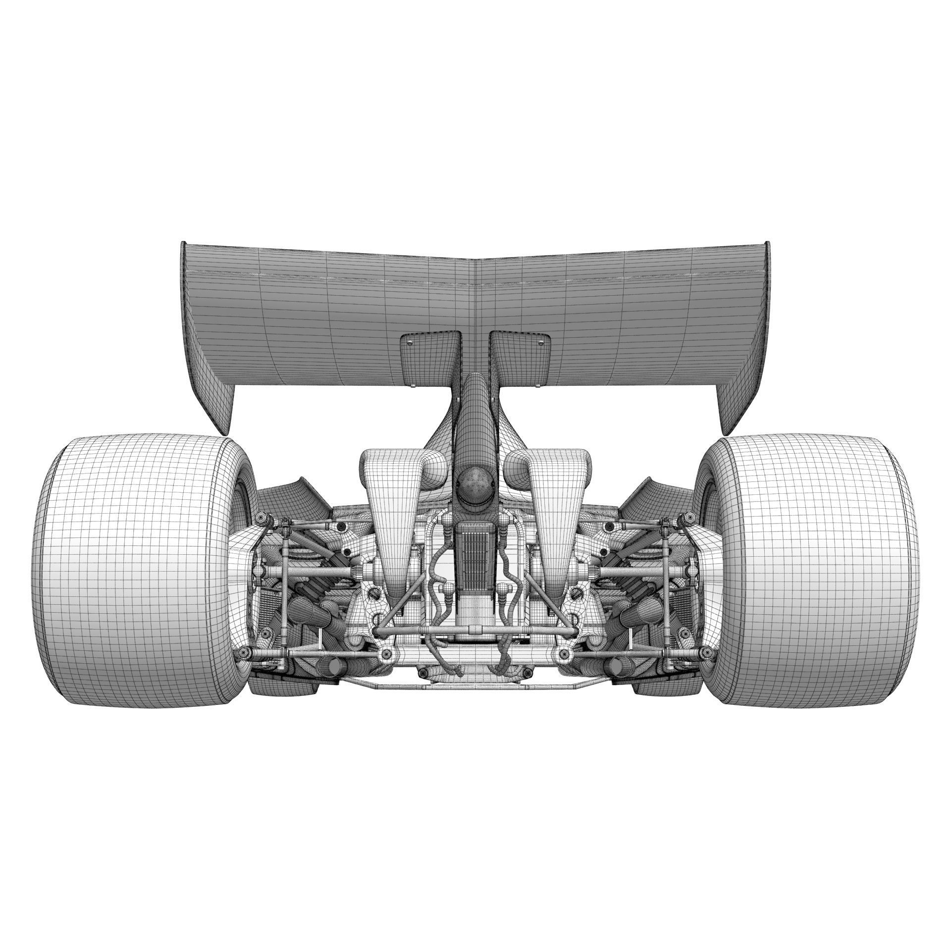 Ferrari F1 312T 1975 3D model_38