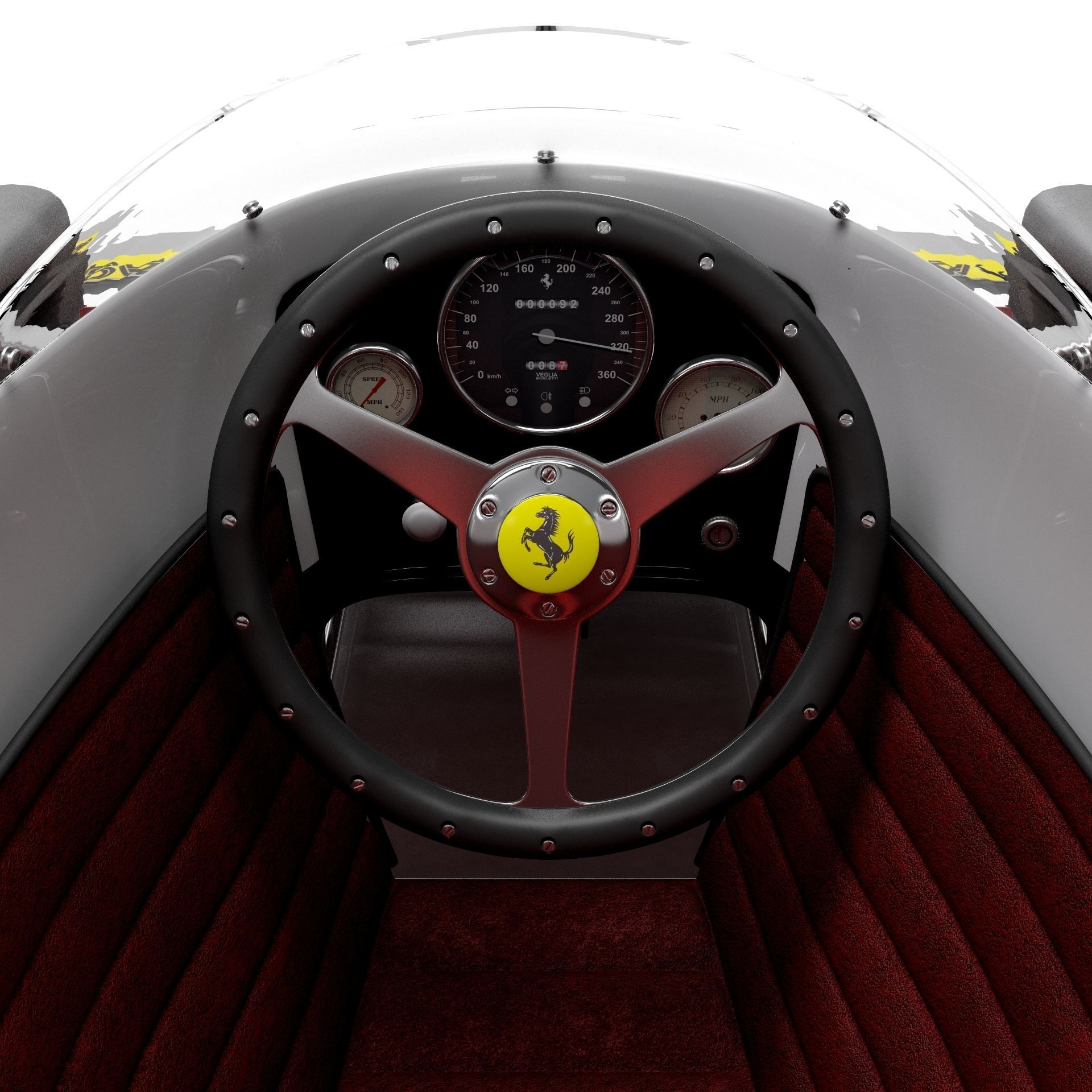 Ferrari F1 312T 1975 3D model_22