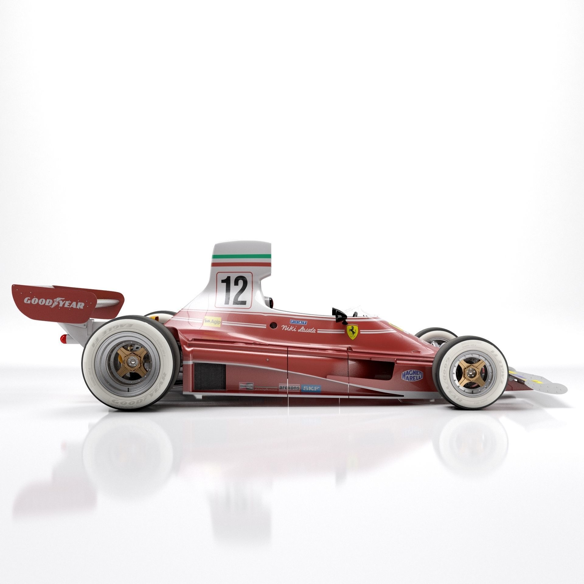 Ferrari F1 312T 1975 3D model_1
