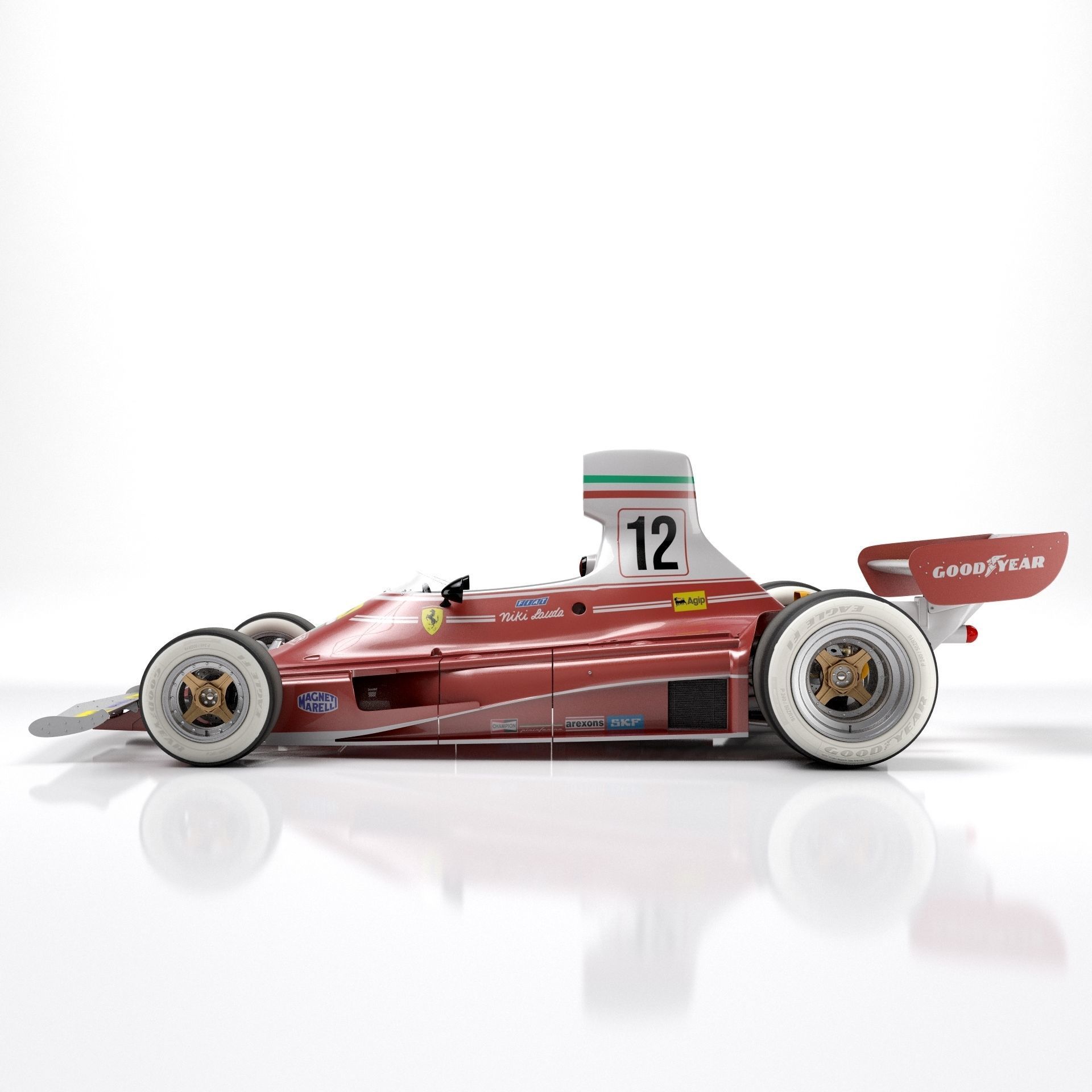 Ferrari F1 312T 1975 3D model_3