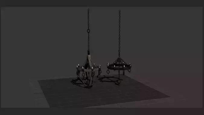 old chandelier collection