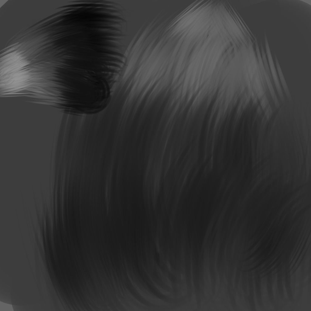 Anime Wolf Ears Fully Rigged VRCHAT Ready FBX and BLENDER FILE  Low-poly 3D model_6