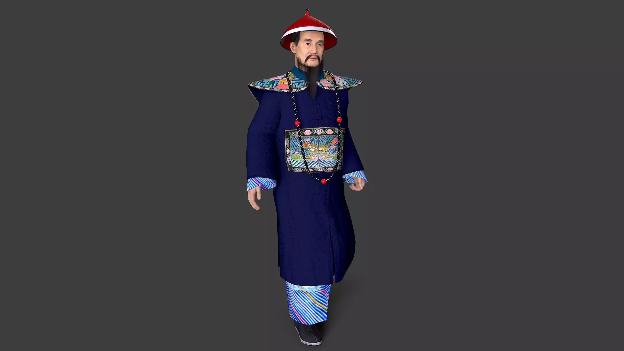 man Character Low-poly 3D model