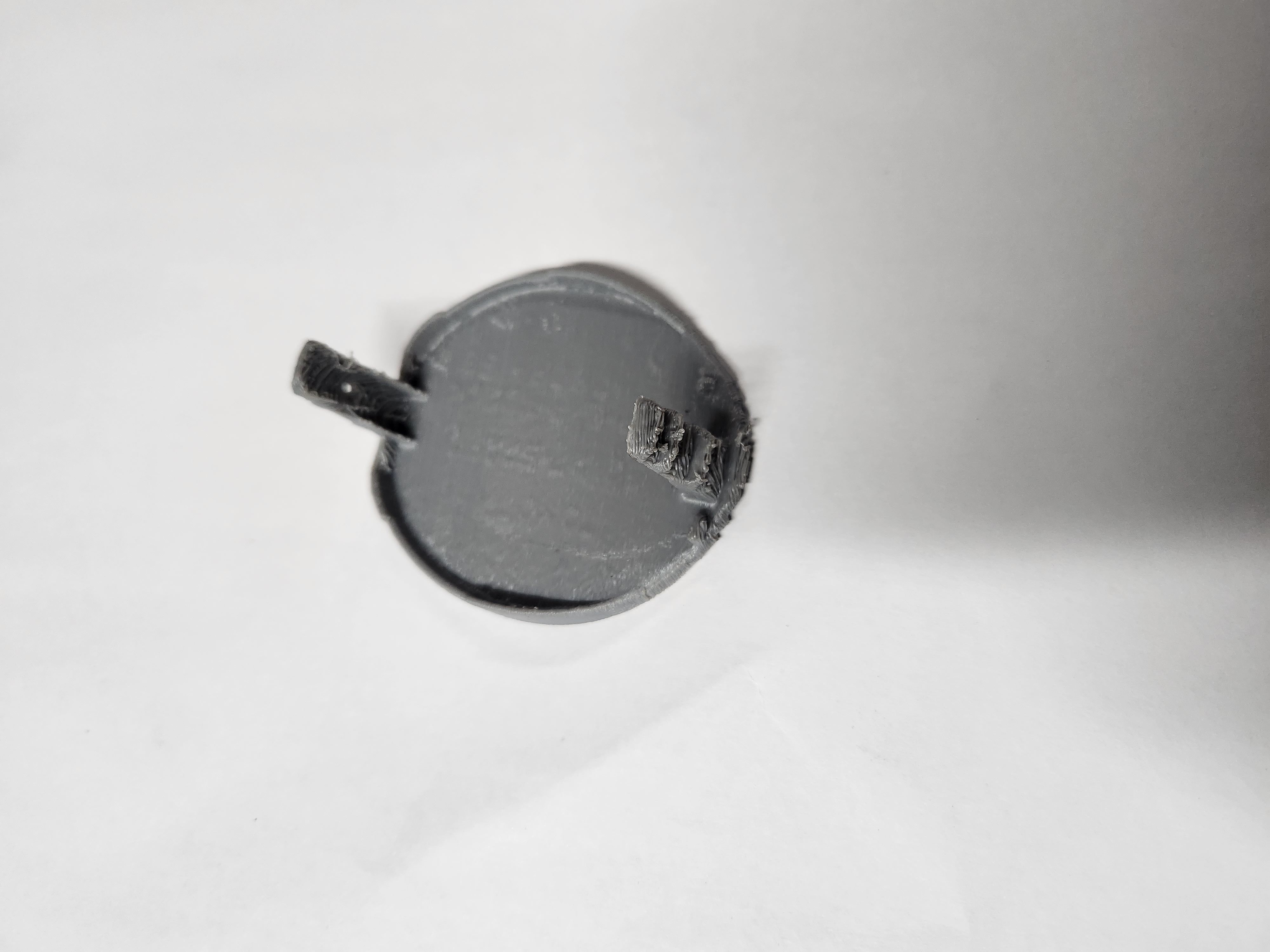 Toyota Yaris 2007 front bumper tow cover 3D print model_2