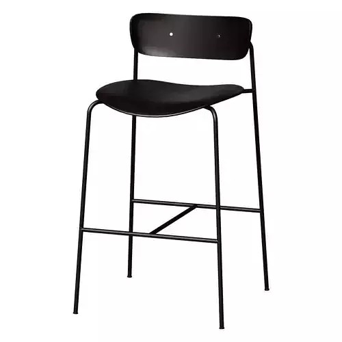 Pavilion AV9 Bar Stool  Black Oak