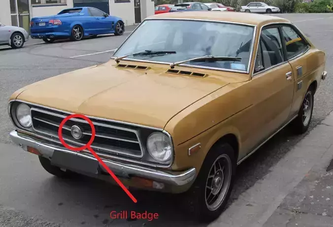 Datsun Gtx Grill Badge 3D print model