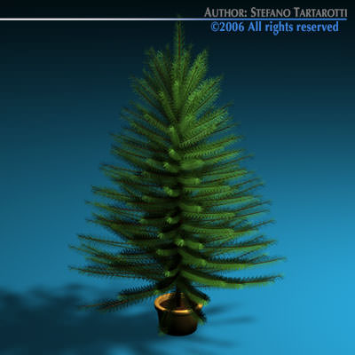 Christmas tree 3D model_4