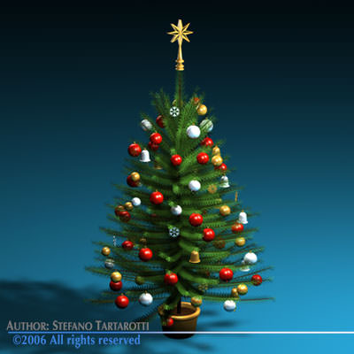 Christmas tree 3D model_6