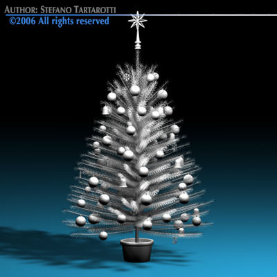 Christmas tree 3D model_2