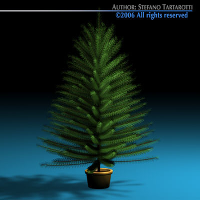 Christmas tree 3D model_7