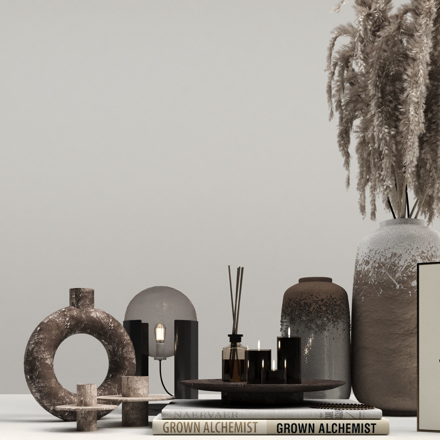 01-Decorative set 3D model_2