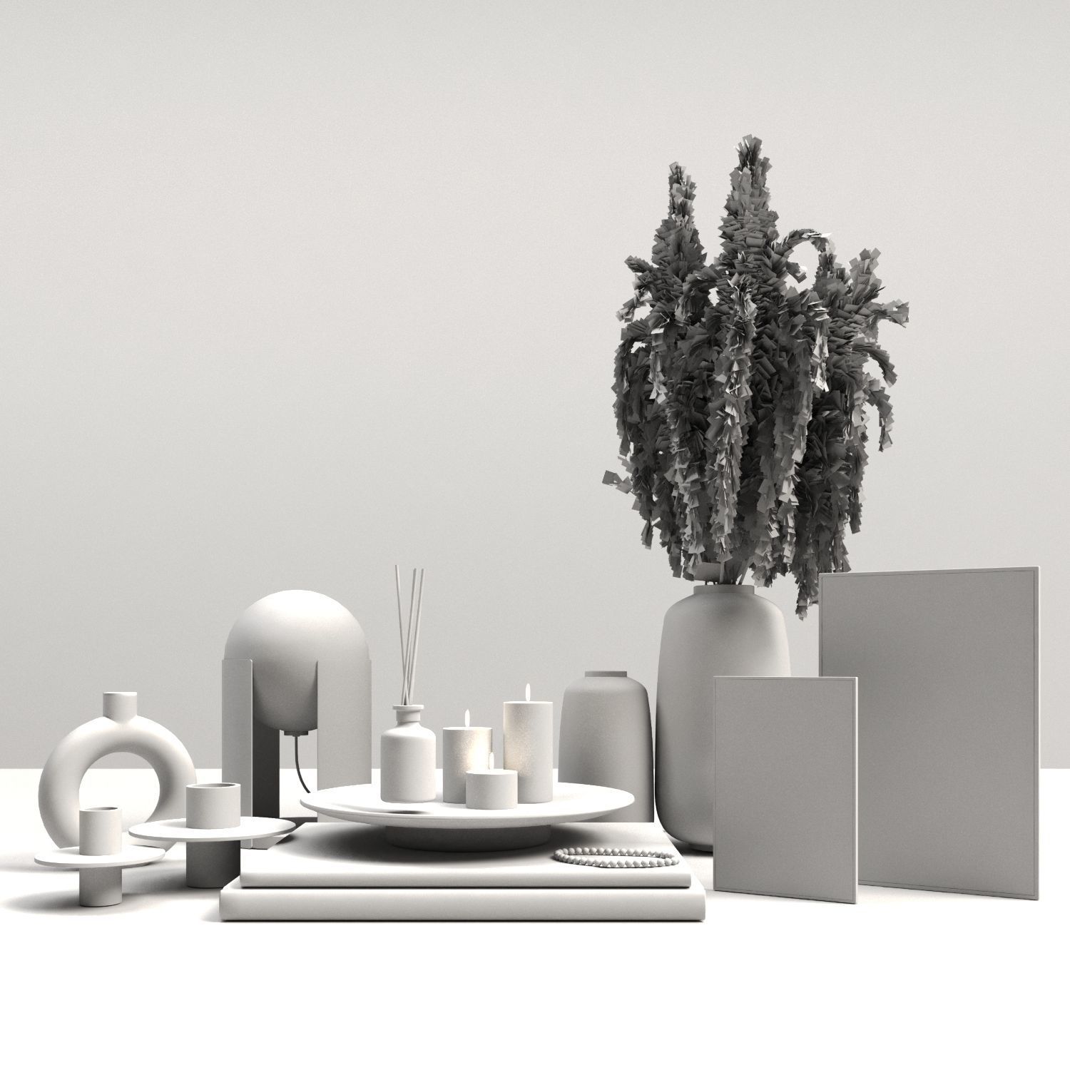 01-Decorative set 3D model_4