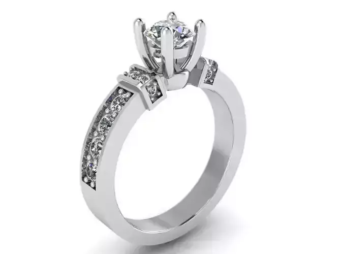 Round Diamond Ring 2413