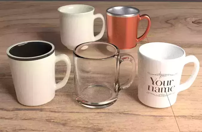 Set of mugs