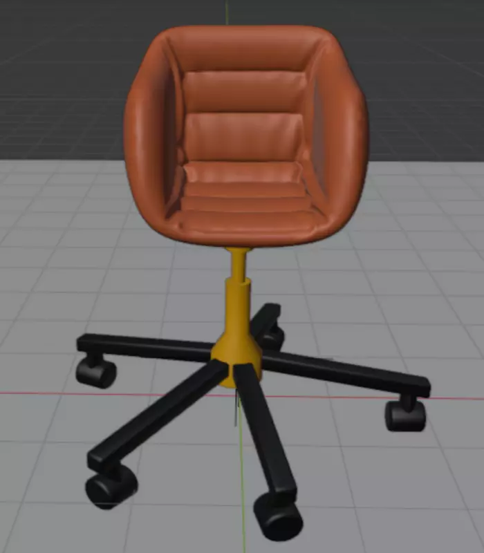 Office Chair 3D print model_0