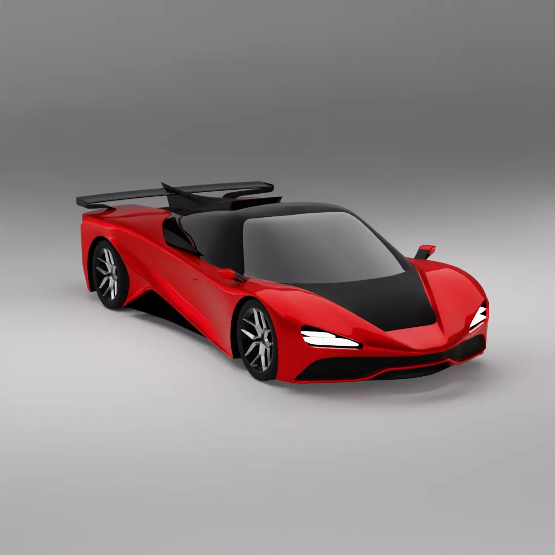 Concept Car 3D model_0