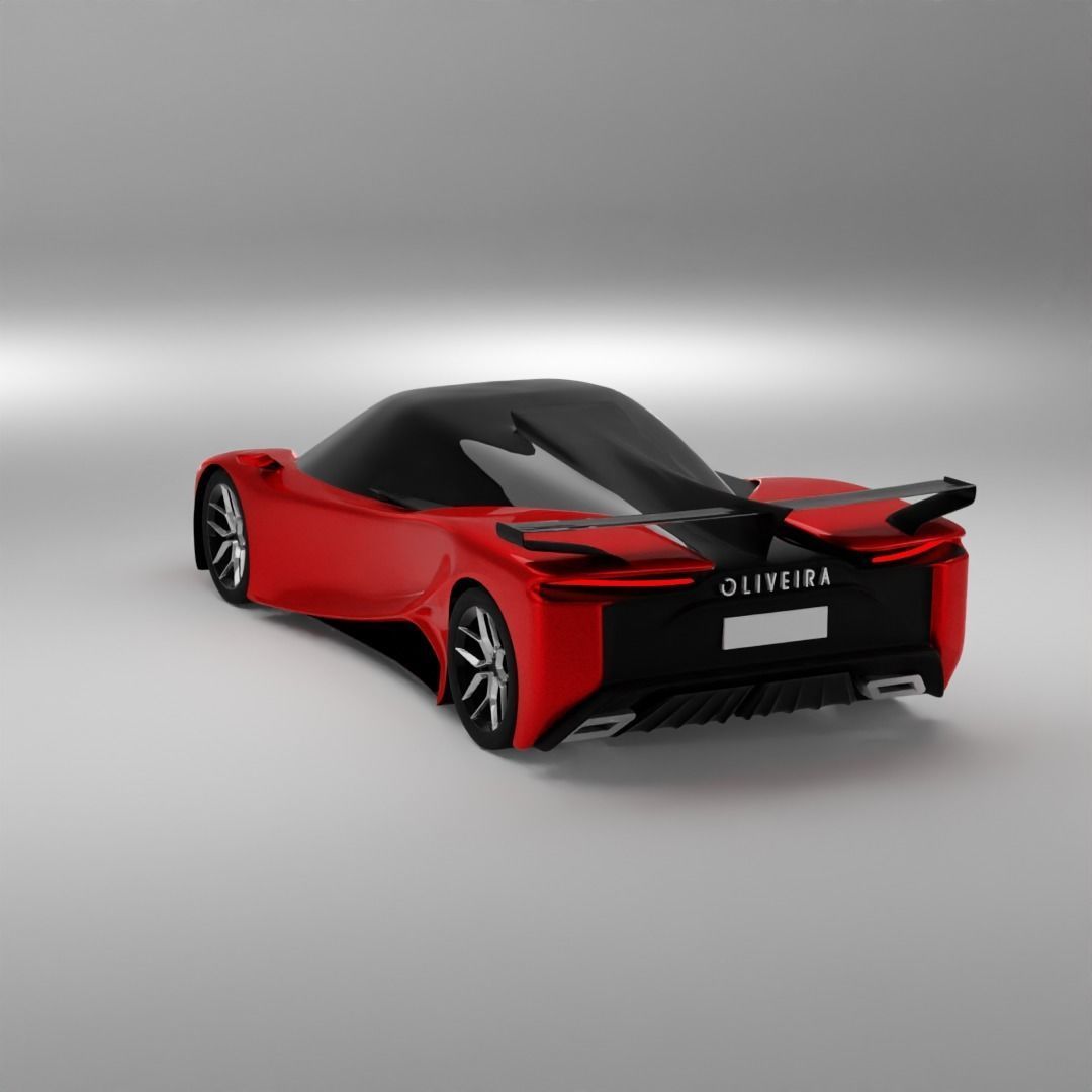 Concept Car 3D model_1