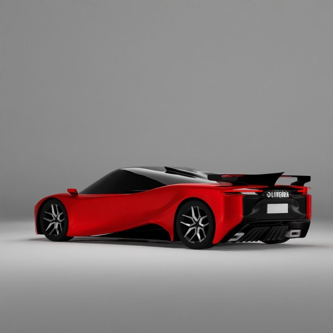 Concept Car 3D model_3