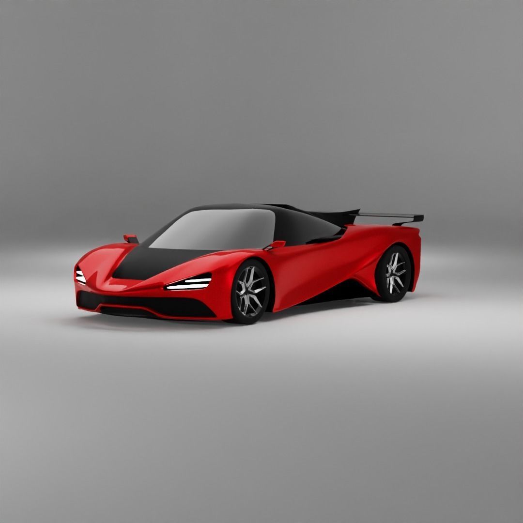 Concept Car 3D model_2