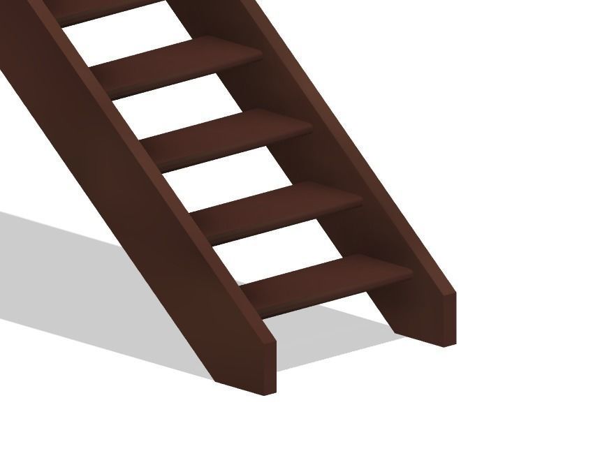Modelling Stairs for Scratch Building 3D Design 3D print model_8