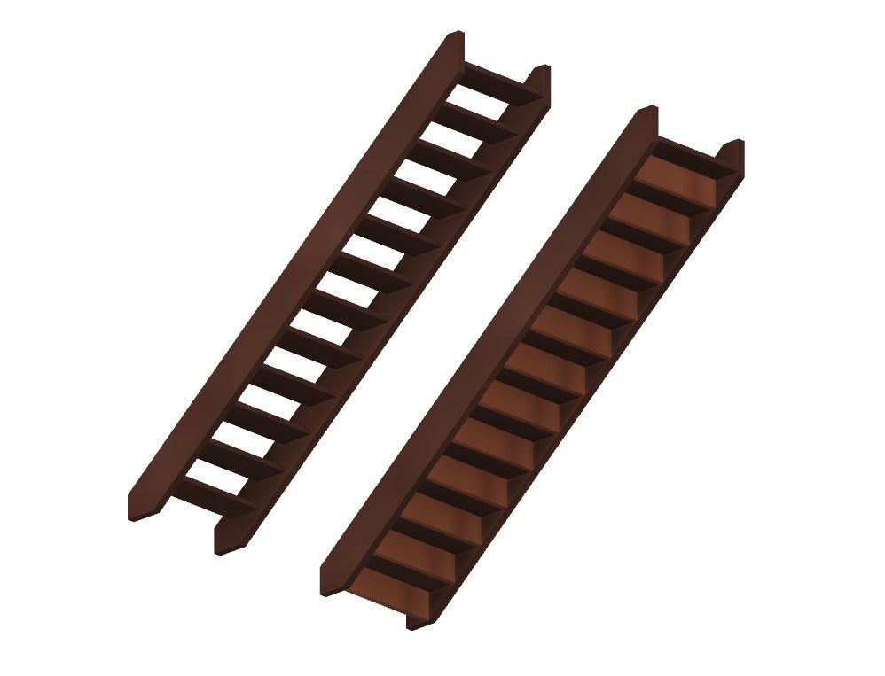 Modelling Stairs for Scratch Building 3D Design 3D print model_3