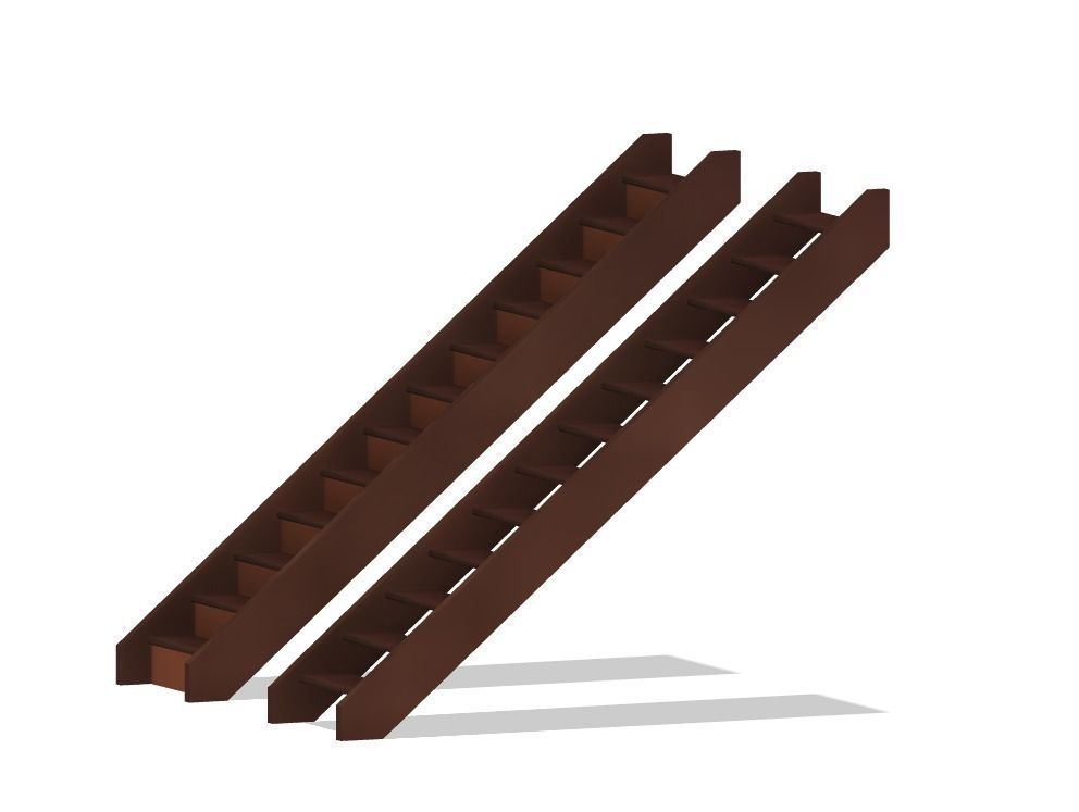 Modelling Stairs for Scratch Building 3D Design 3D print model_5