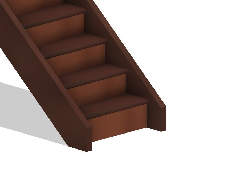Modelling Stairs for Scratch Building 3D Design 3D print model_9