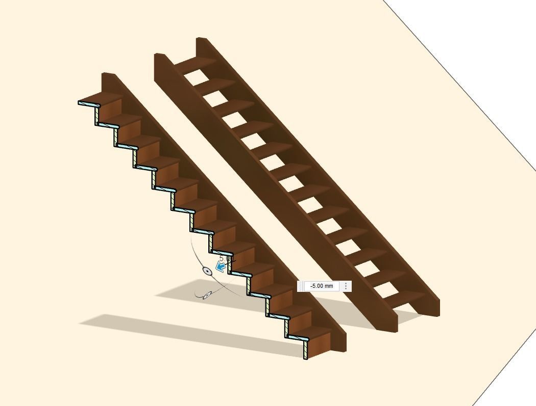 Modelling Stairs for Scratch Building 3D Design 3D print model_7