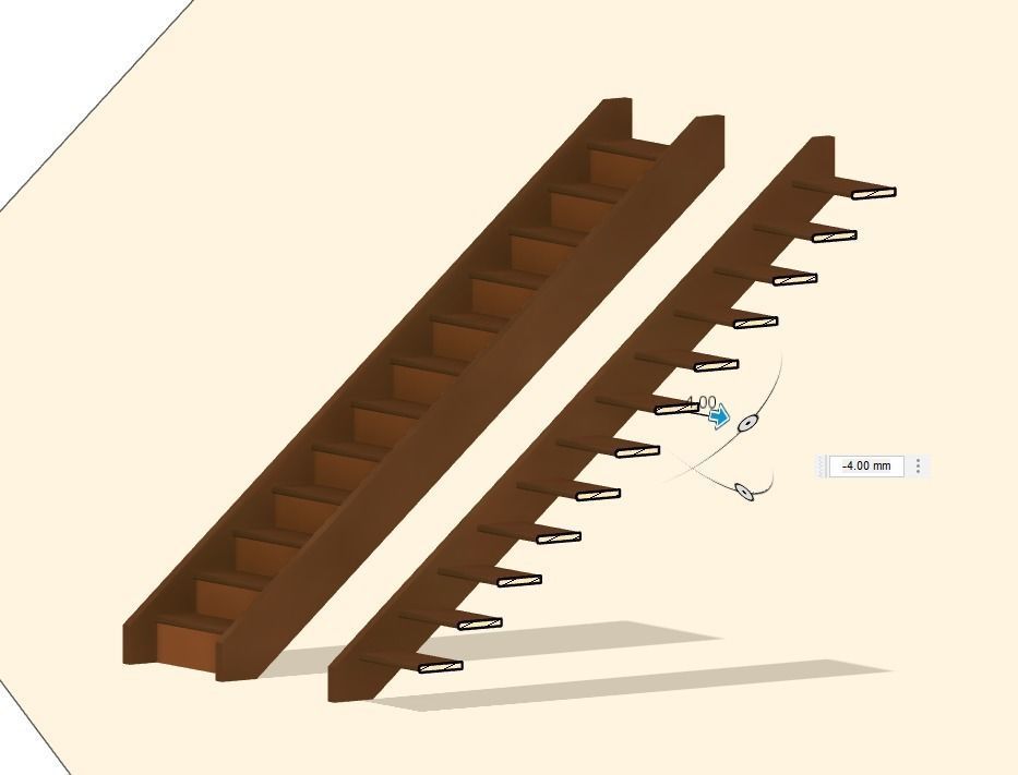 Modelling Stairs for Scratch Building 3D Design 3D print model_6