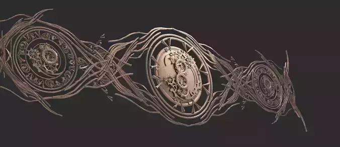 Dragon occult pattern cross 1 