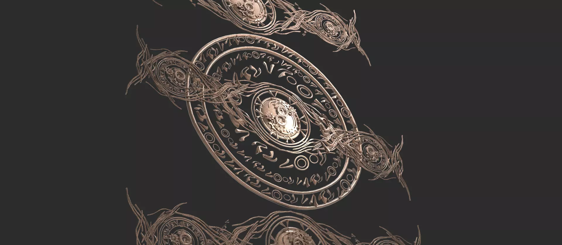 DR Strange influenced Time device pattern 2 designs  3D model_0