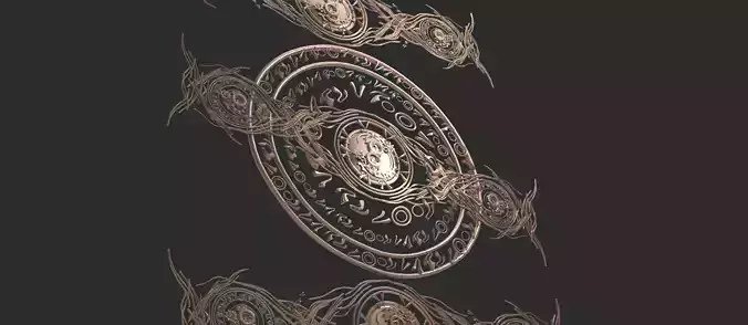DR Strange influenced Time device pattern 2 designs  3D model