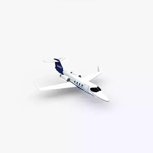 Learjet 25 3D model