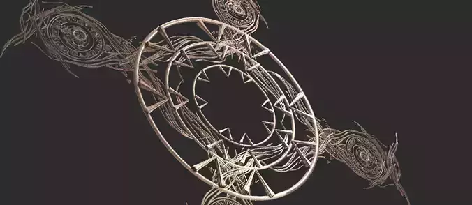 Merlins Dragon Cross pattern 