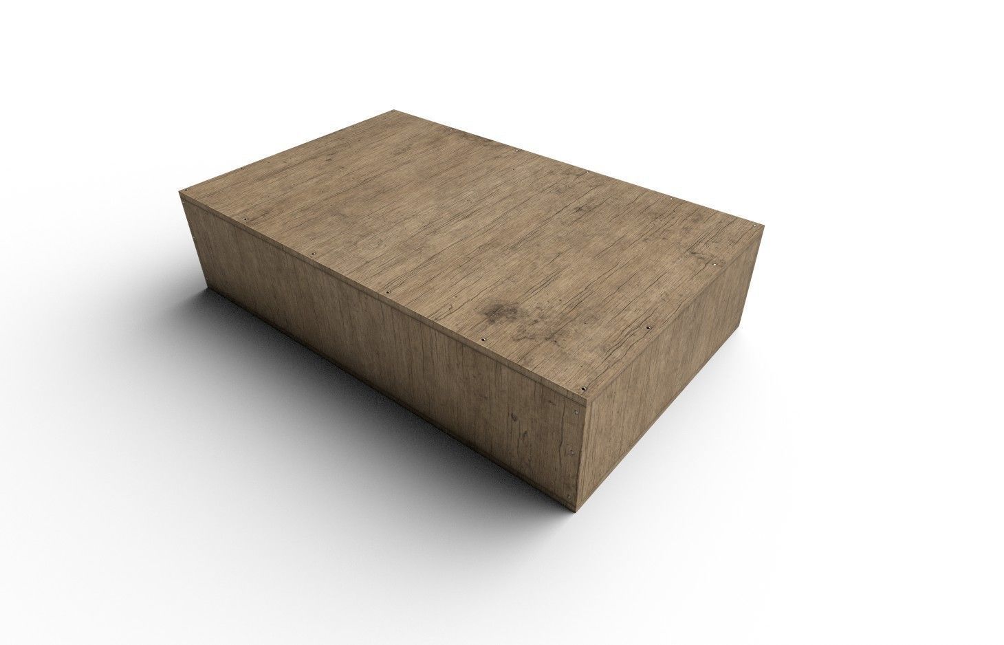 Wooden Crate M18 Low-poly 3D model_4