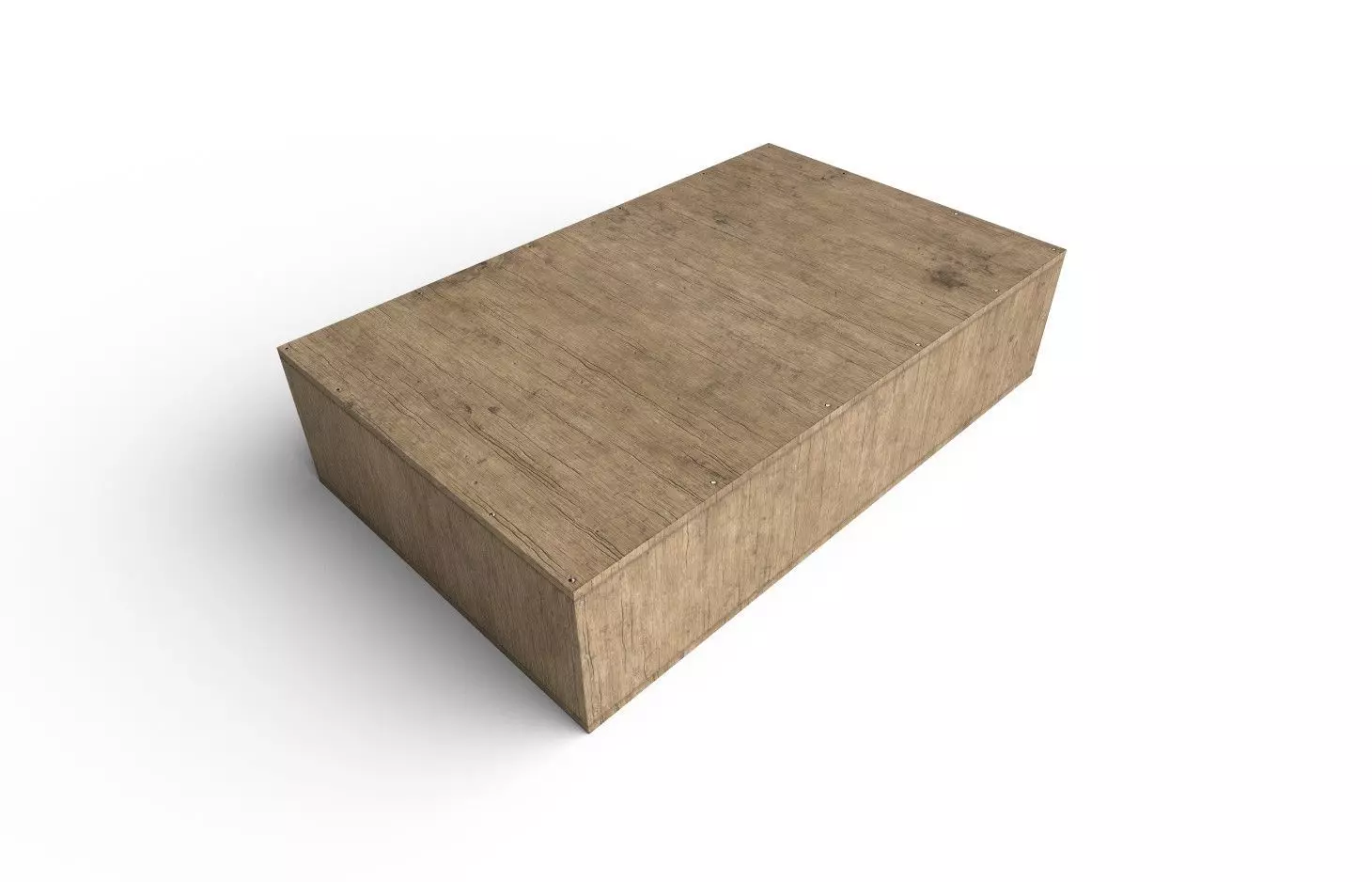 Wooden Crate M18 Low-poly 3D model_0