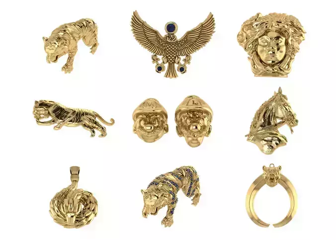 Wolf Tiger Hors Eagle Egypt Symbol Super Mario For Sale 9 models