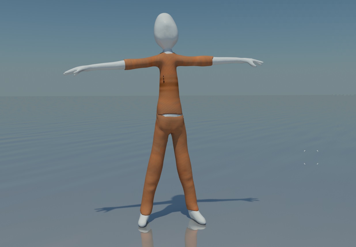 Rigged Stick Figure Free low-poly 3D model_5
