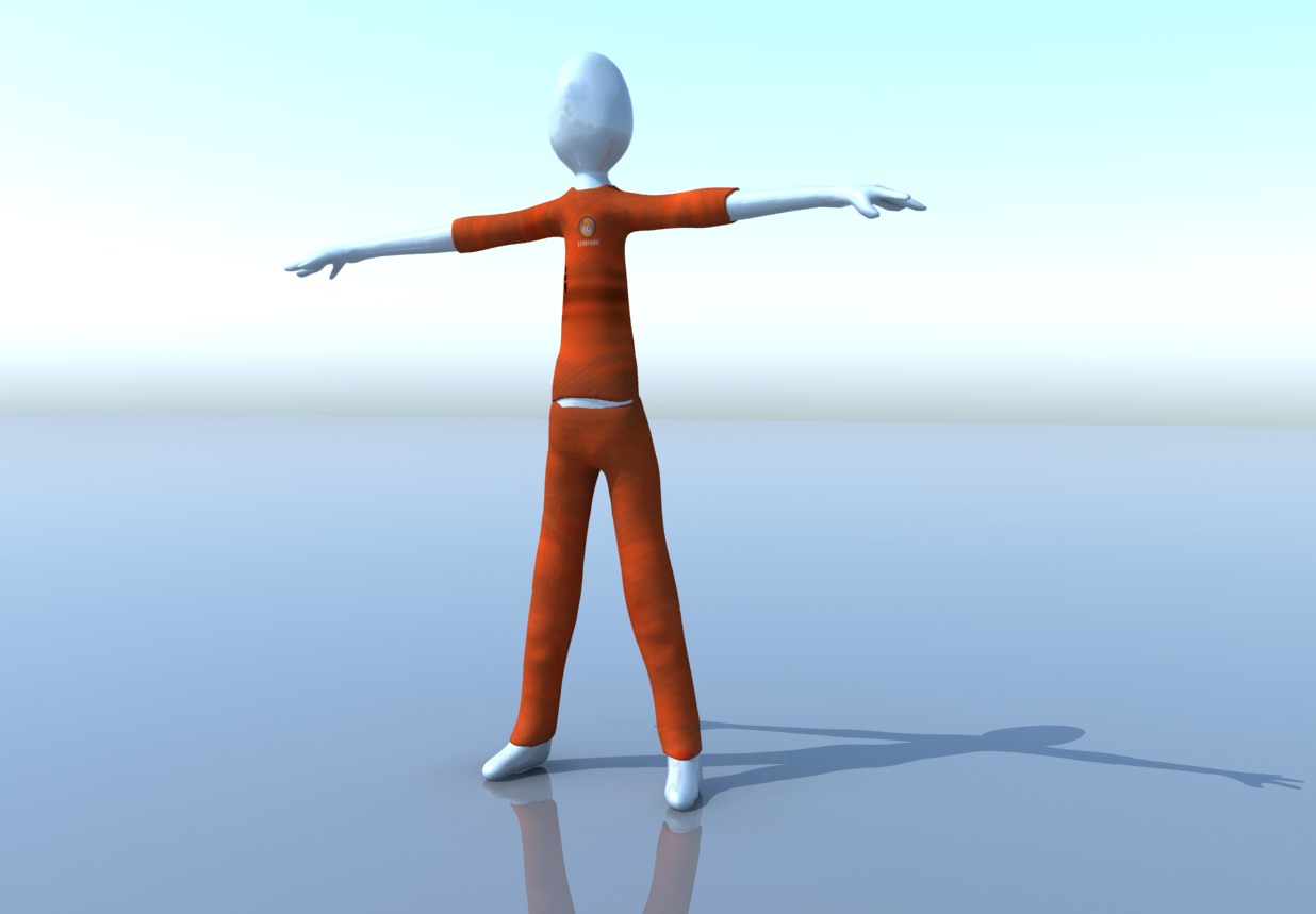 Rigged Stick Figure Free low-poly 3D model_2