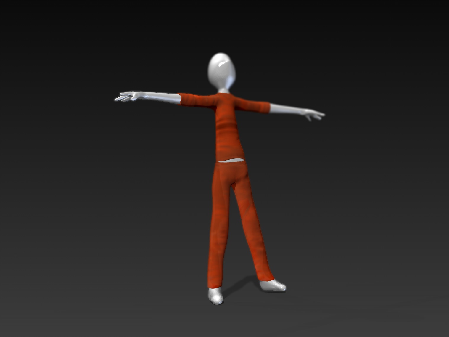 Rigged Stick Figure Free low-poly 3D model_3