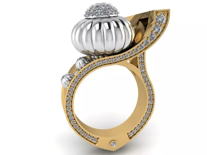 Unique Ring 2422 3D print model
