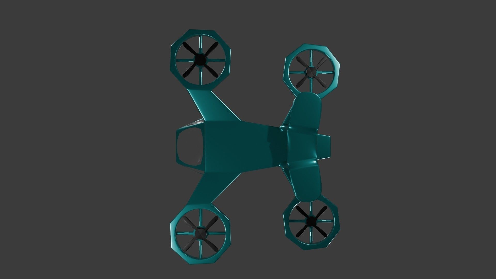 Lightweight drone 3D model_6