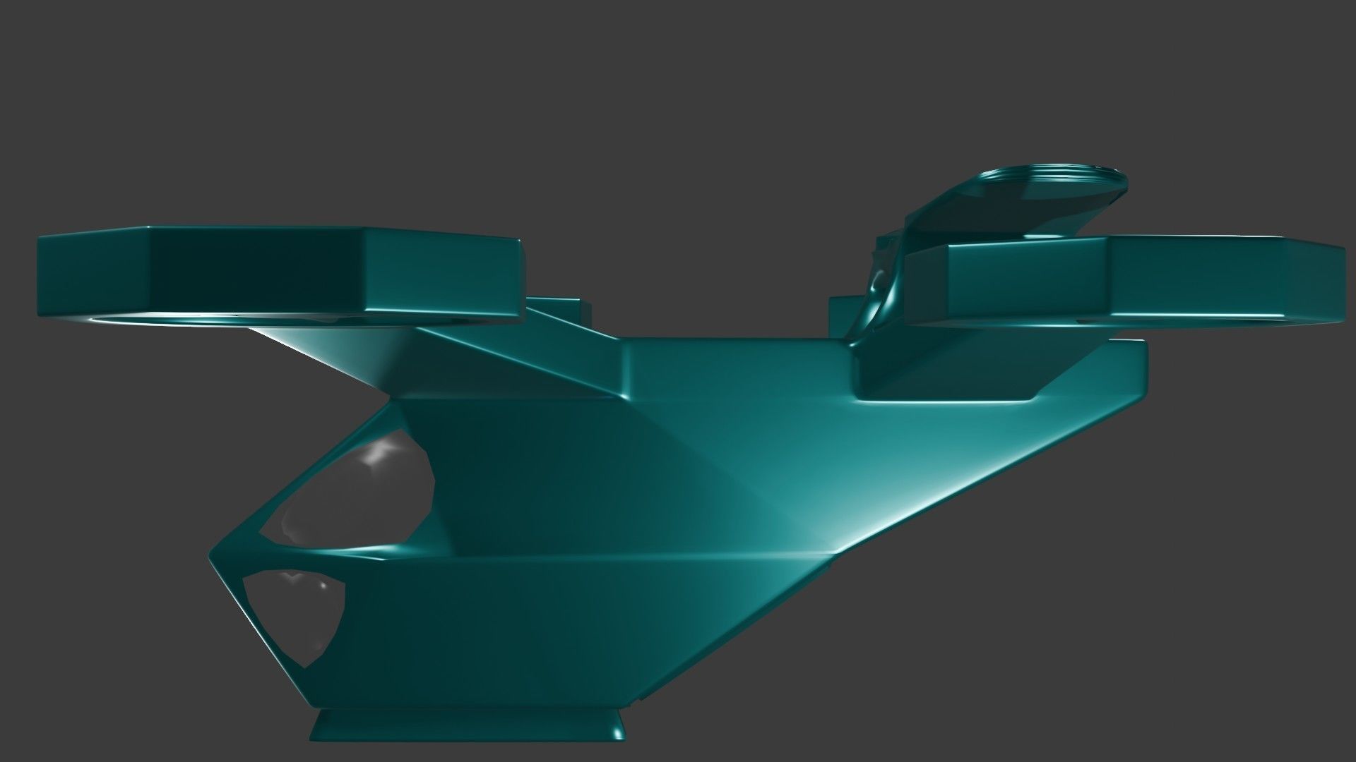 Lightweight drone 3D model_5