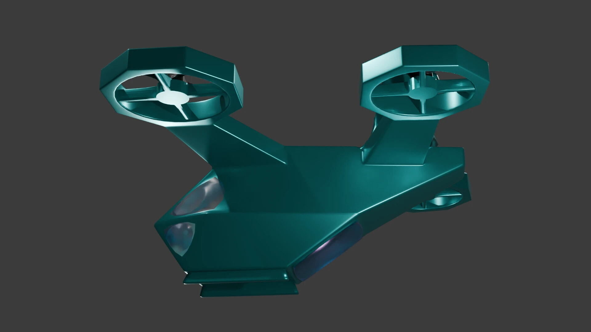 Lightweight drone 3D model_1